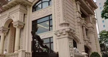 西安黄金麻别墅外墙异形定制
