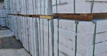 西安芝麻白路牙石，路侧石