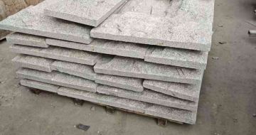 西安芝麻白蘑菇石，自然面