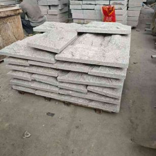 西安芝麻白蘑菇石，自然面