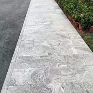 西安浪淘沙地铺石 夜里雪