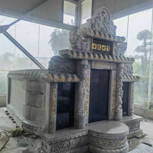 西安套墓 墓碑 围坟石 异形定制