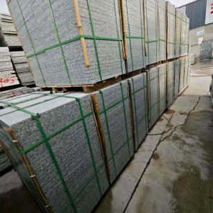 西安芝麻白地铺版 石材地铺石