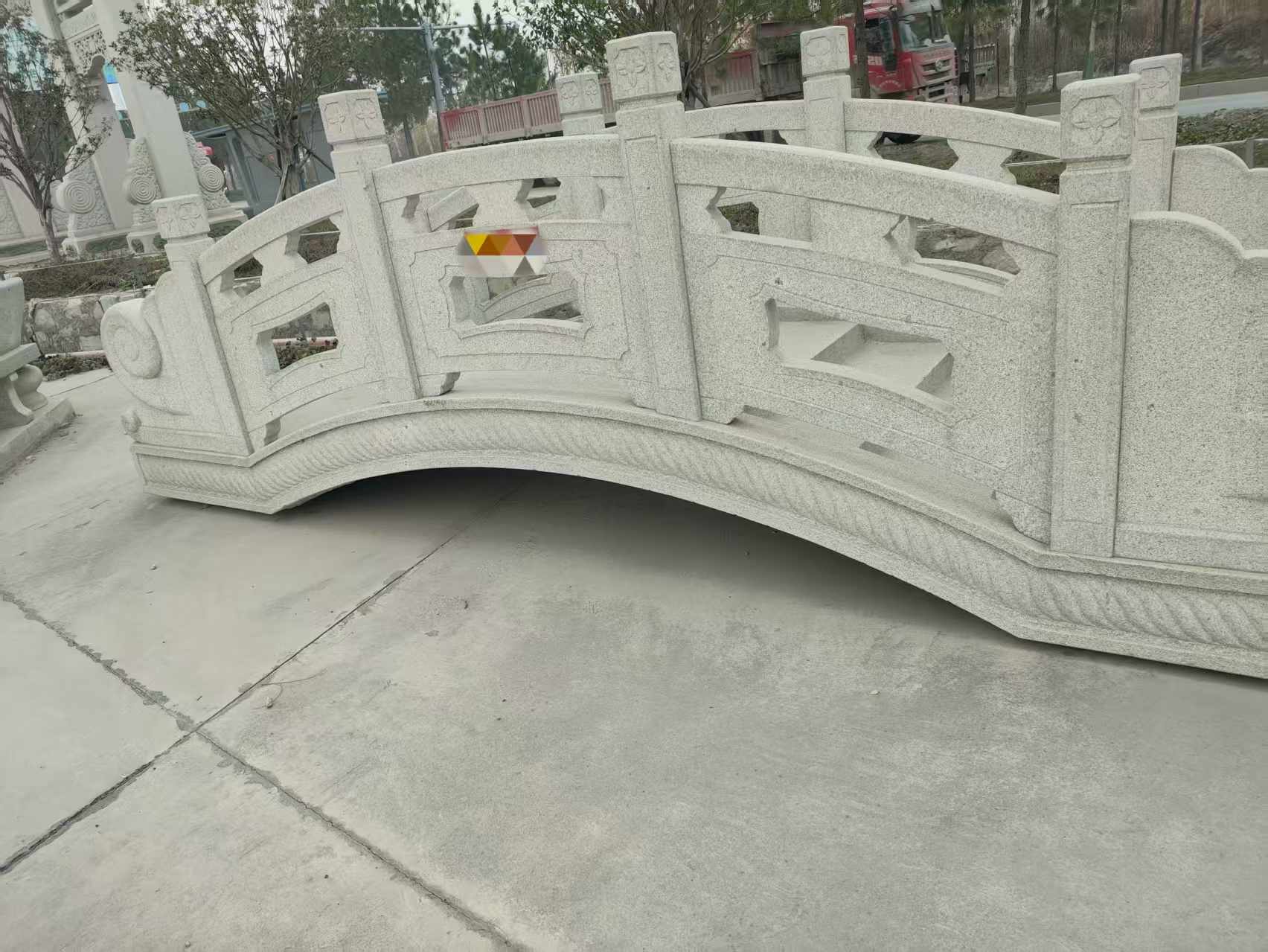 西安芝麻白拱桥，石桥