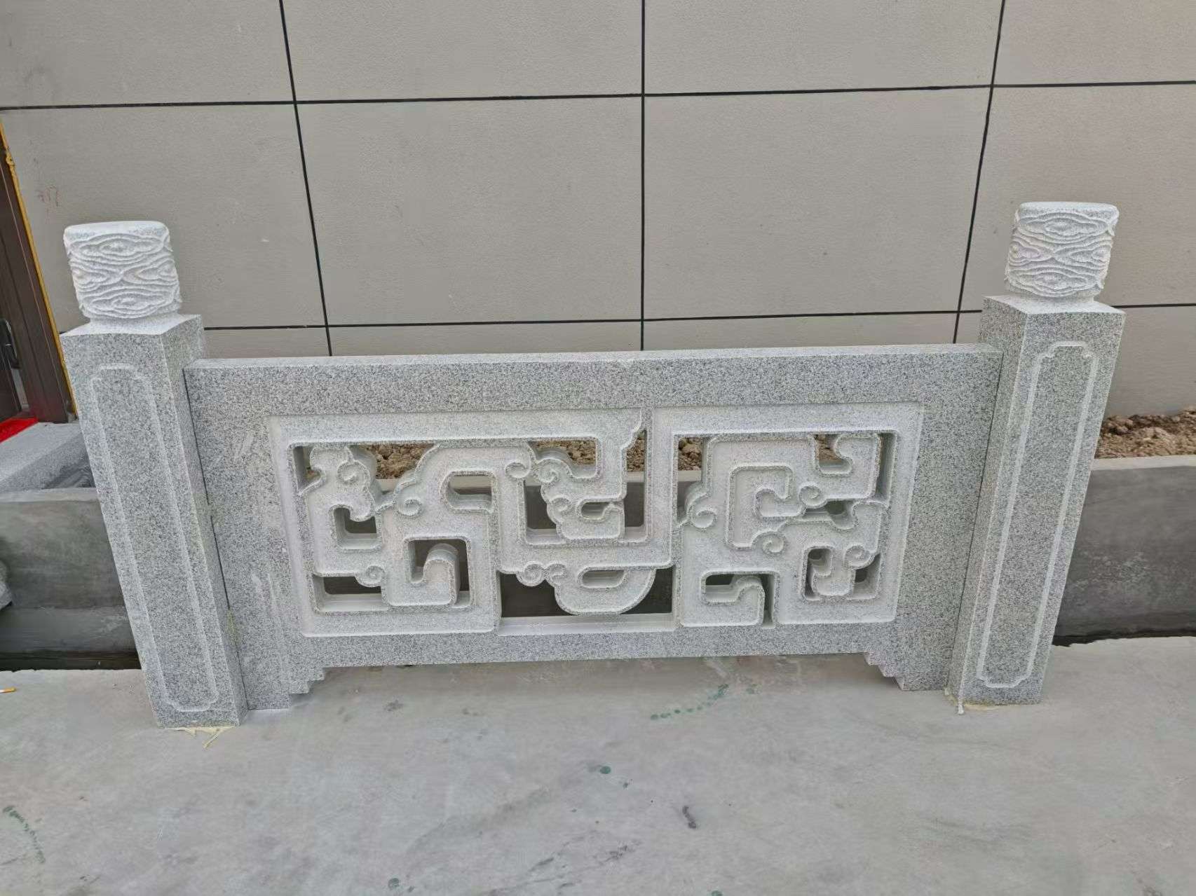 西安芝麻白河道栏杆 桥栏杆