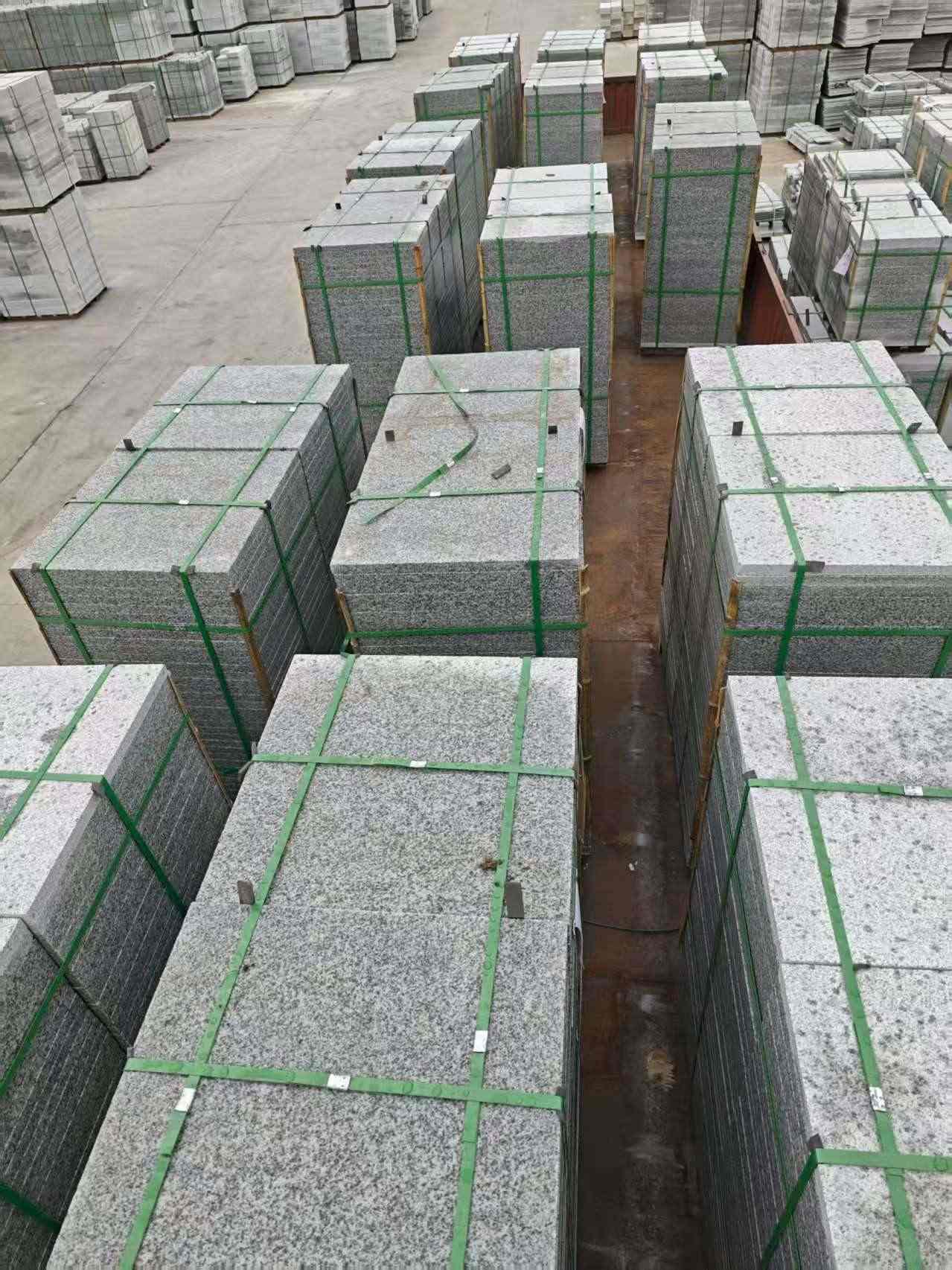 西安芝麻白地铺板  地铺石