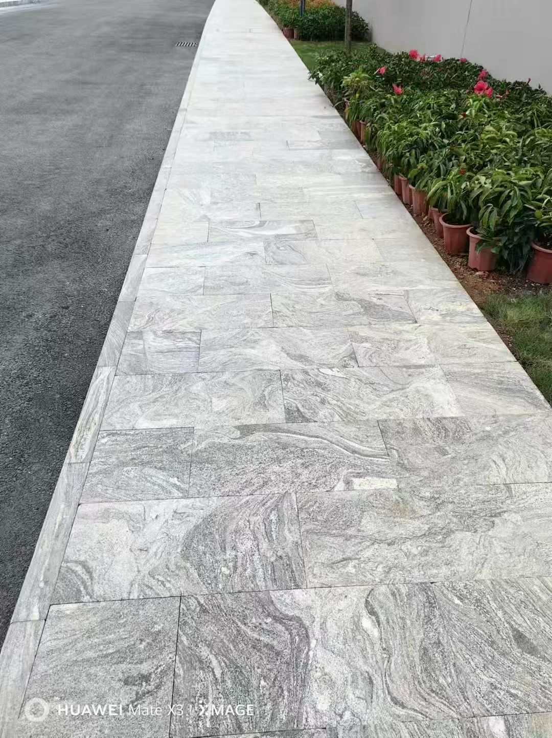 西安浪淘沙地铺石 夜里雪