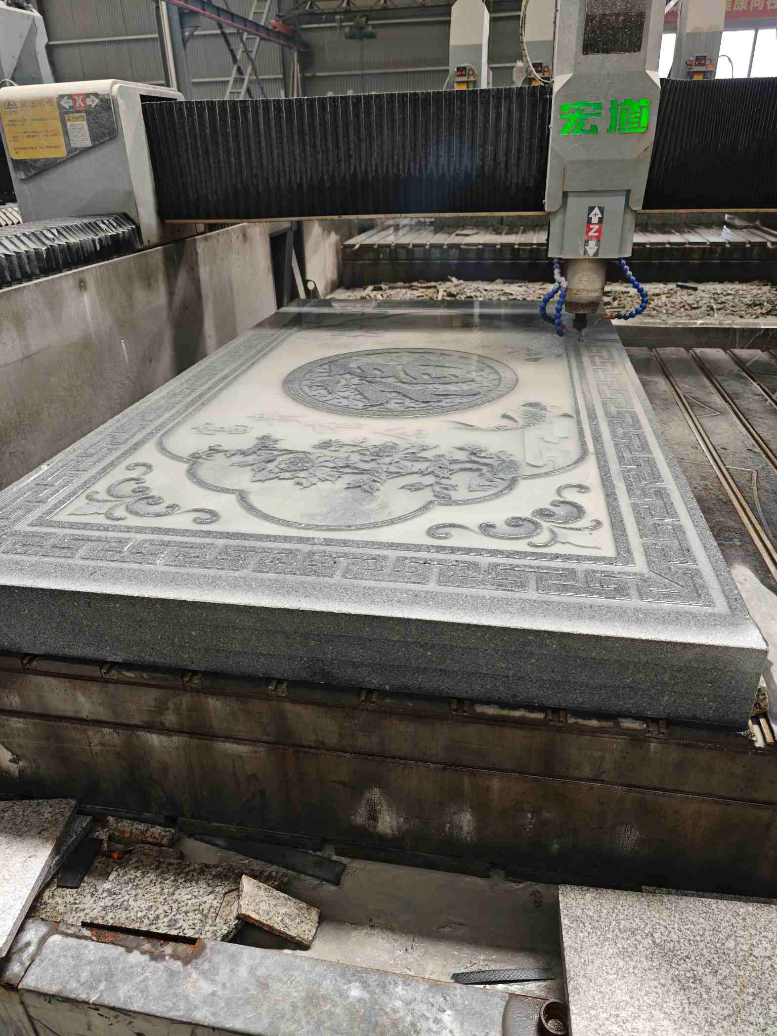 西安芝麻灰雕刻版异形雕刻异形定制